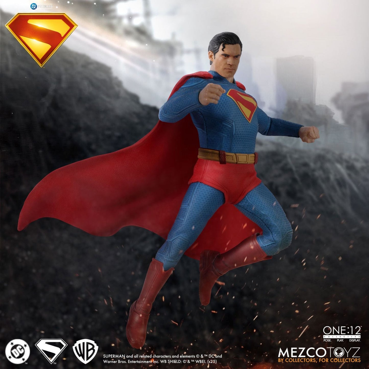 SUPERMAN FIGURA 17 CM SUPERMAN 2025 ONE:12 COLLECTIVE