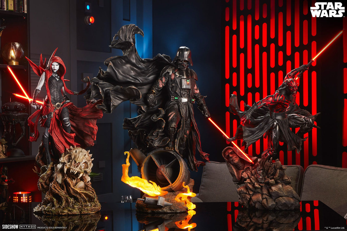 Sideshow Collectibles - Star Wars - Estatua Premium Format - Darth Maul Mythos - 64 cm