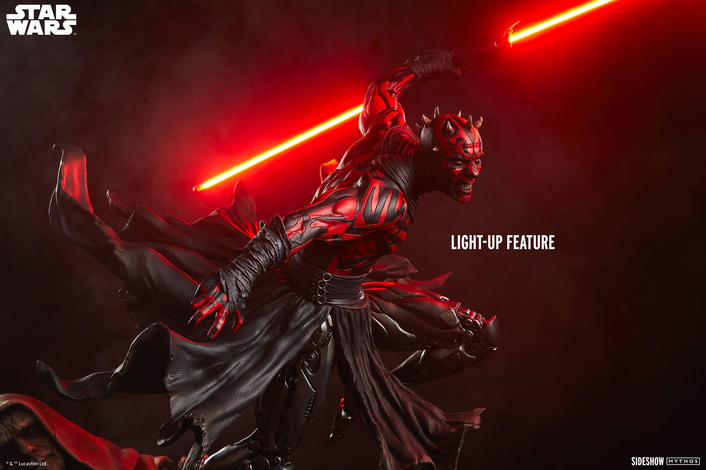 Sideshow Collectibles - Star Wars - Estatua Premium Format - Darth Maul Mythos - 64 cm