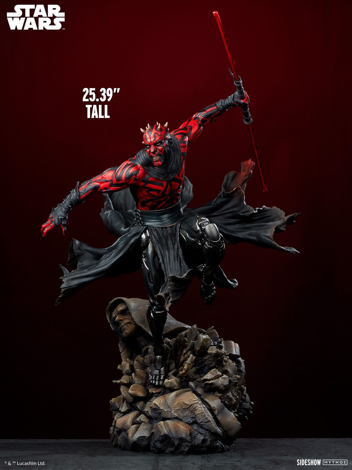 Sideshow Collectibles - Star Wars - Estatua Premium Format - Darth Maul Mythos - 64 cm