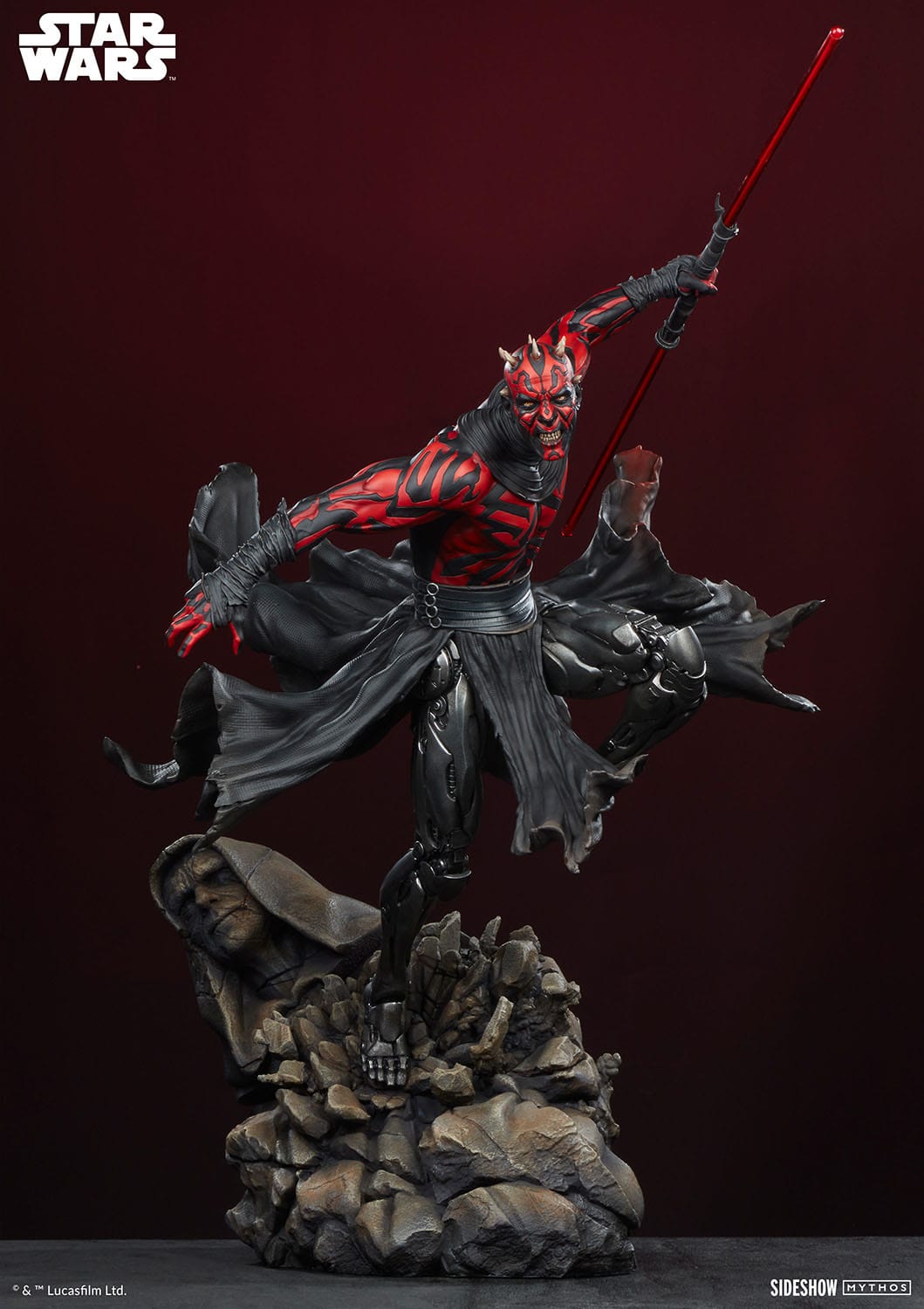 Sideshow Collectibles - Star Wars - Estatua Premium Format - Darth Maul Mythos - 64 cm