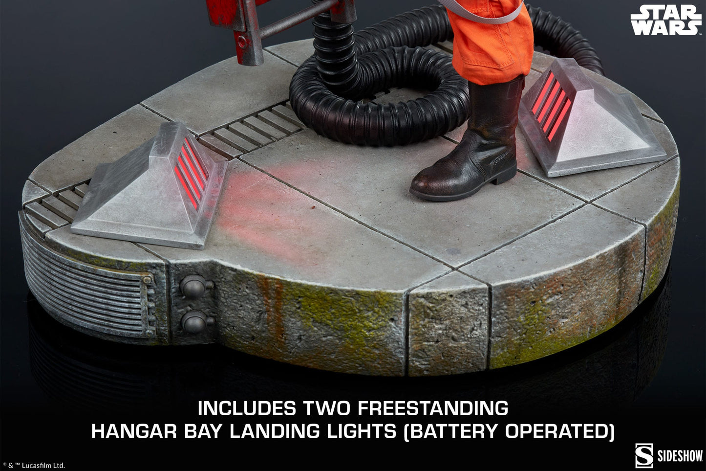 Sideshow Collectibles - Star Wars - Luke Skywalker & X-Wing: Red Five - Estatua Premium Format (76 cm)