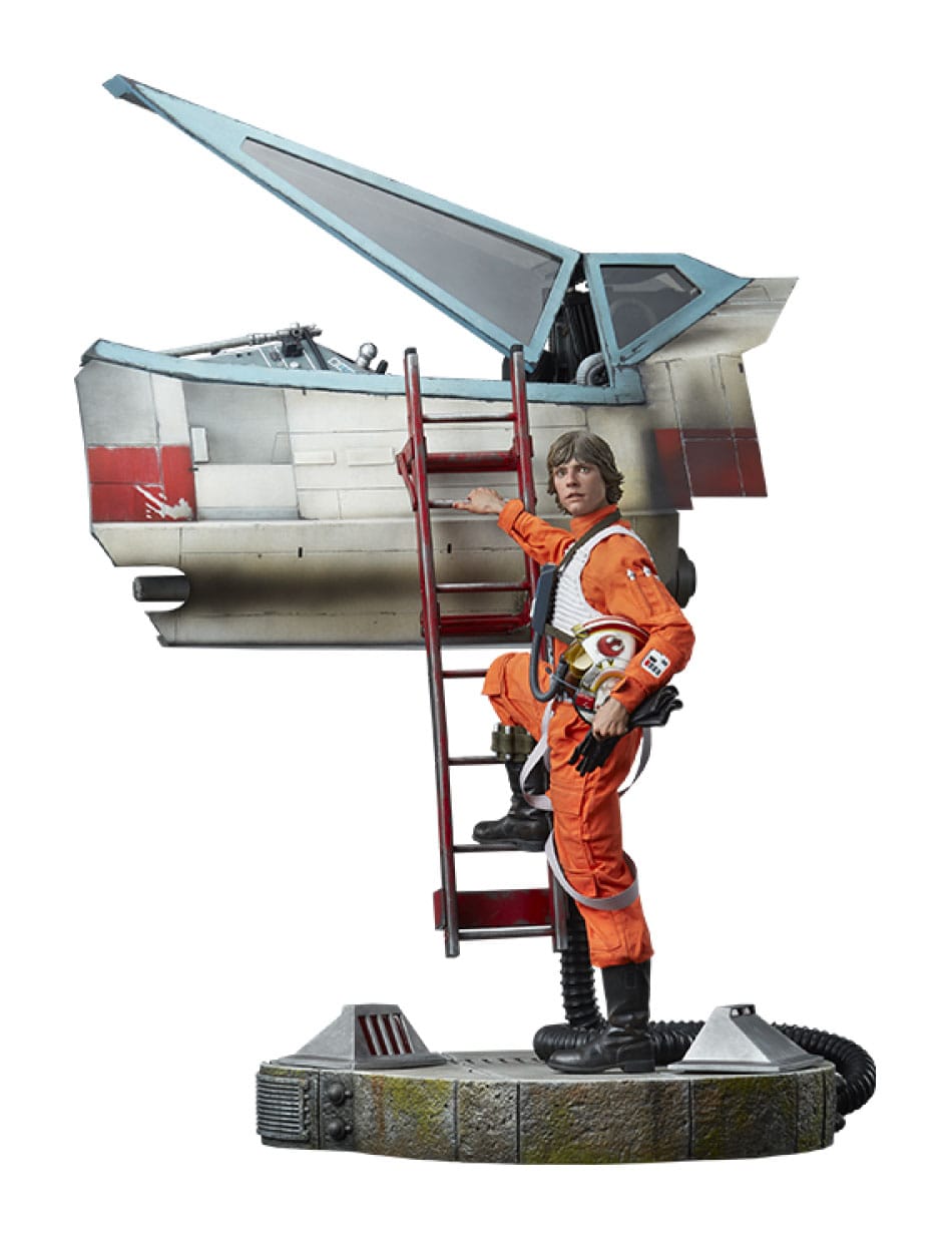 Sideshow Collectibles - Star Wars - Luke Skywalker & X-Wing: Red Five - Estatua Premium Format (76 cm)