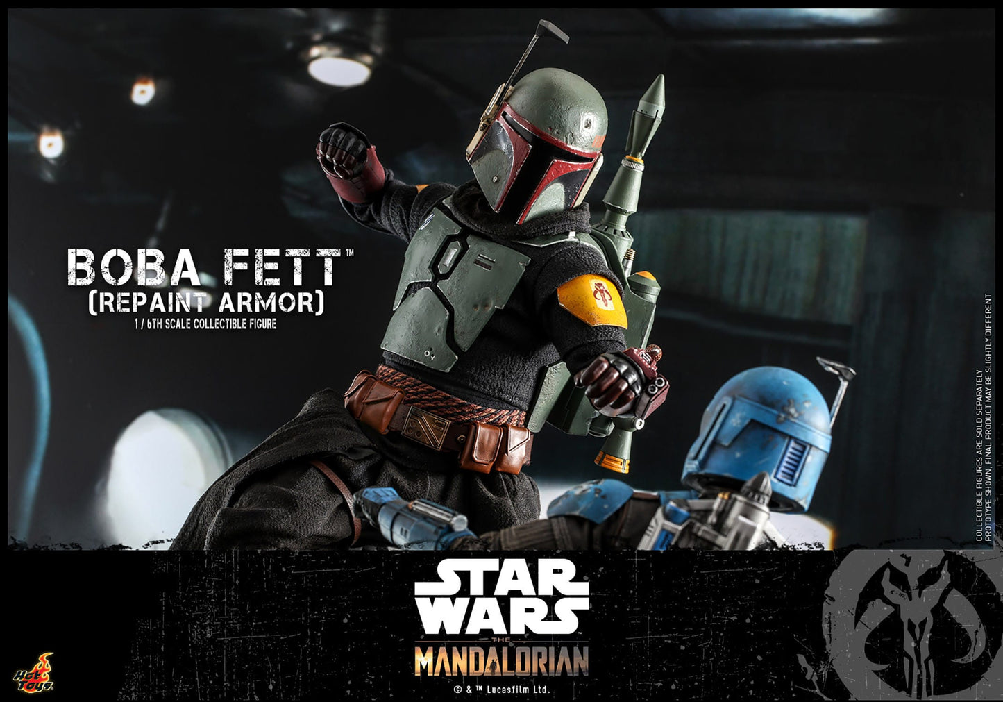 Star Wars The Mandalorian Figura 16 Boba Fett (Repaint Armor) 30 cm Special Edition
