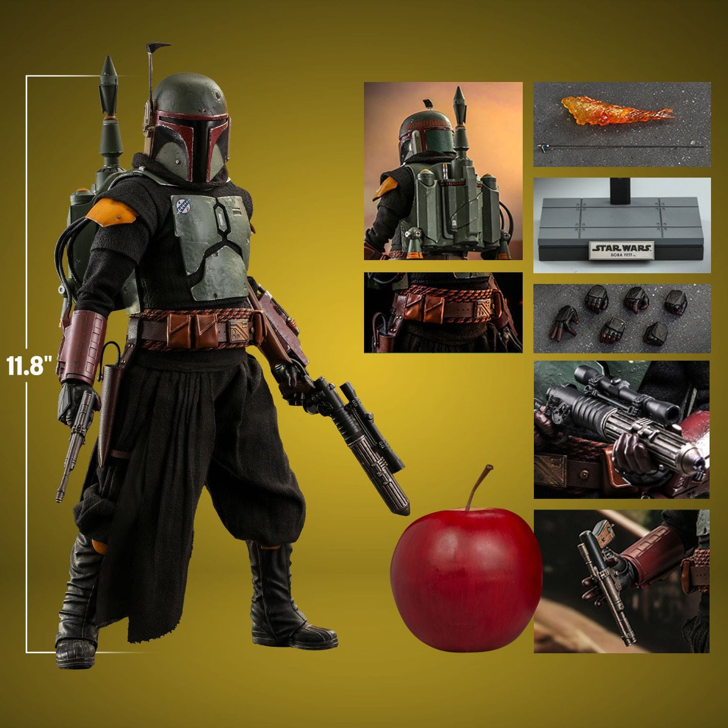 Star Wars The Mandalorian Figura 16 Boba Fett (Repaint Armor) 30 cm Special Edition