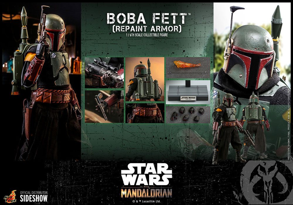 Star Wars The Mandalorian Figura 16 Boba Fett (Repaint Armor) 30 cm - Z POP Toys
