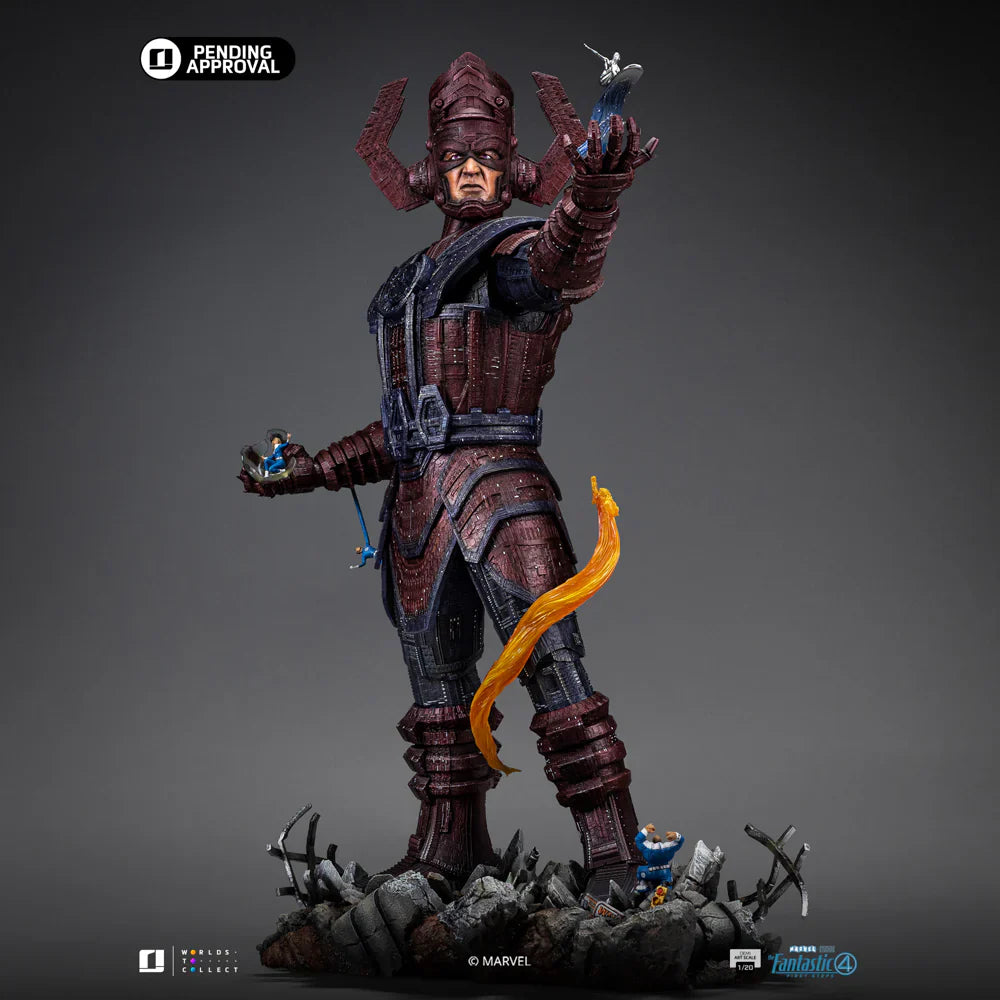 Estatua Statue Galactus Diorama Deluxe Fantastic Four Demi Art Scale 1/20 MARVEL IRON STUDIOS en resina pintada a mano