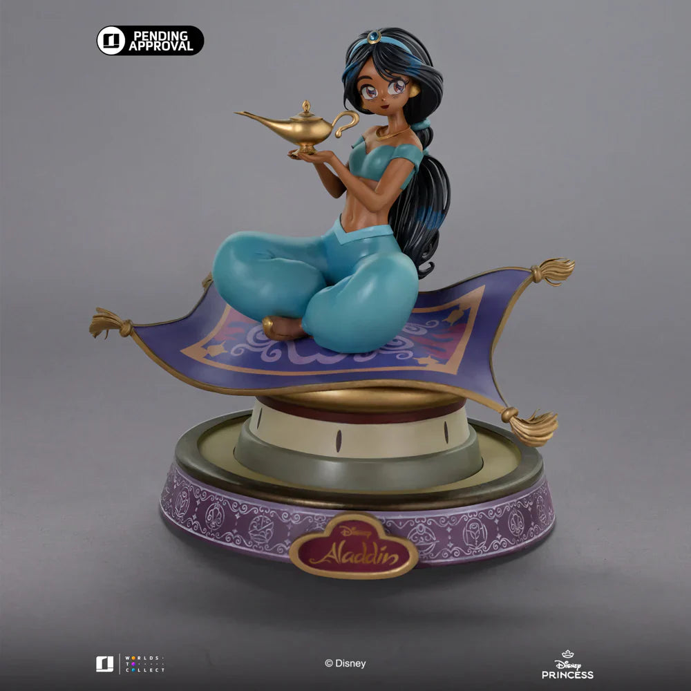 Estatua Statue Jasmine 's Princess DISNEY IRON STUDIOS en resina pintada a mano