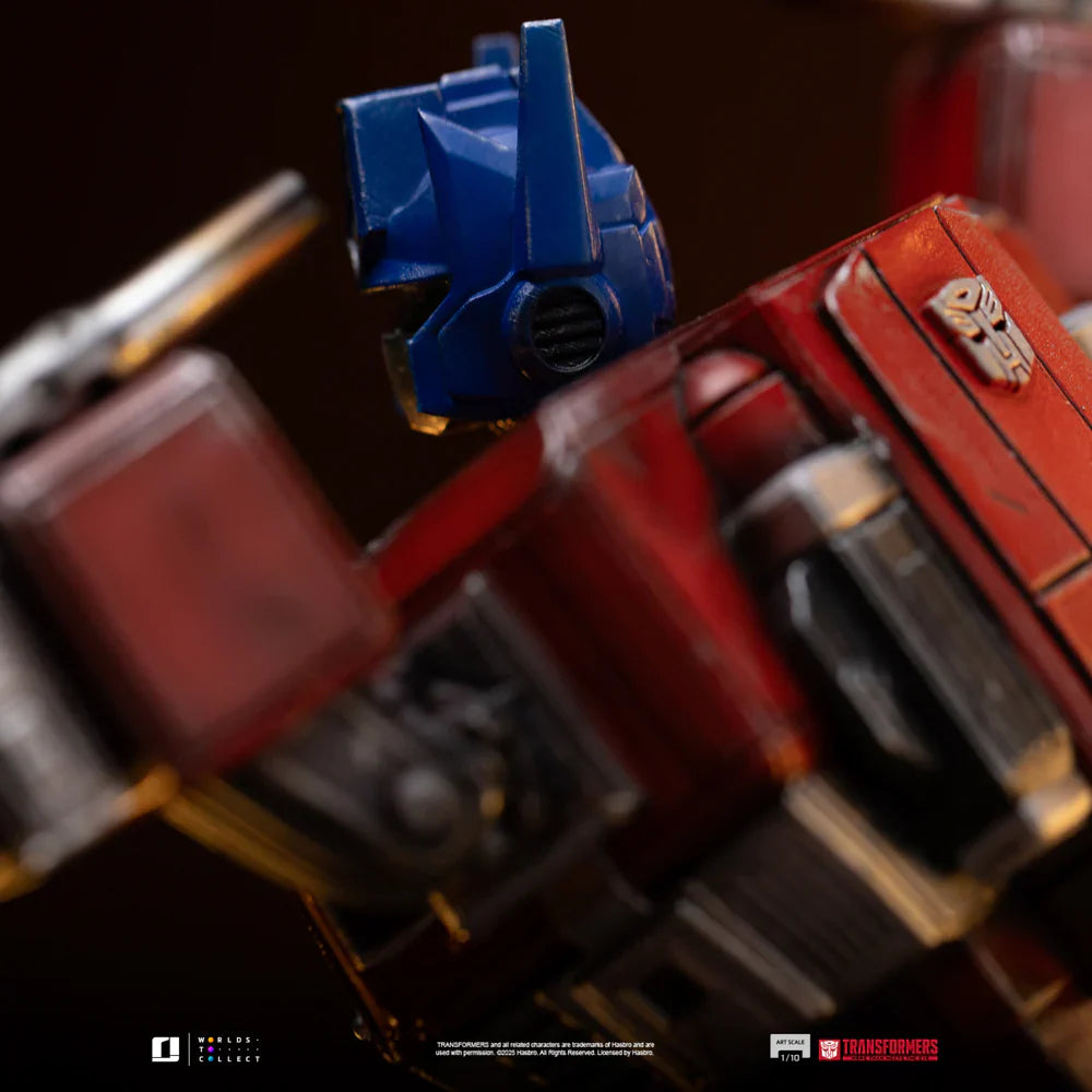 Estatua TRANSFORMERS en resina pintada a mano