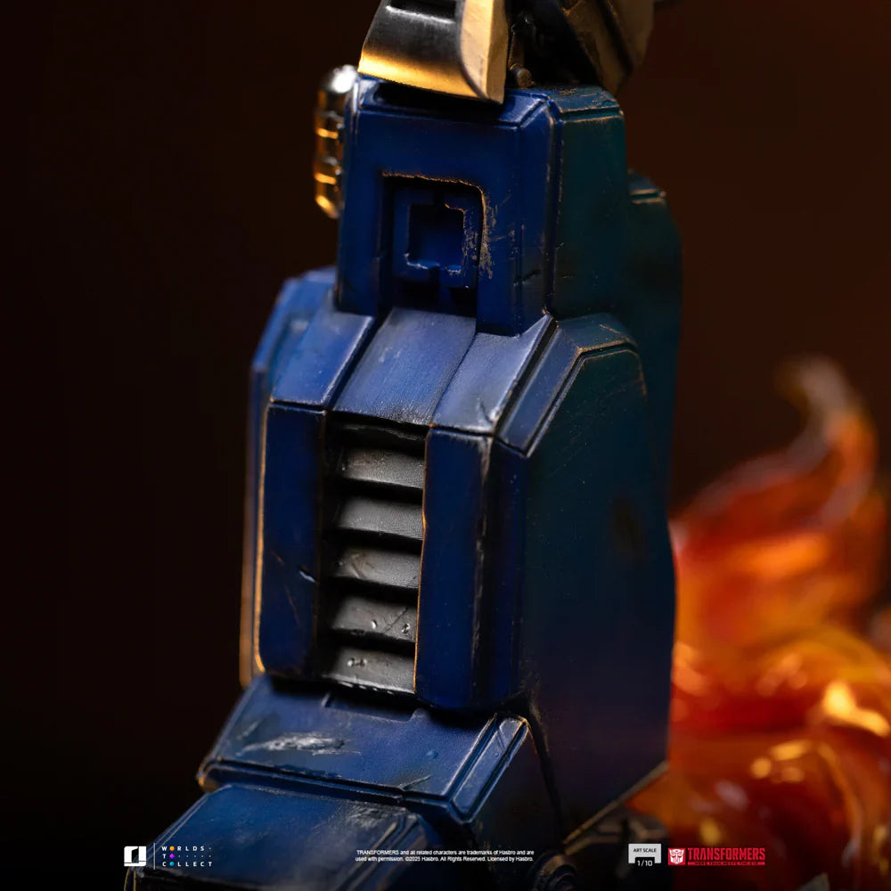 Estatua TRANSFORMERS en resina pintada a mano