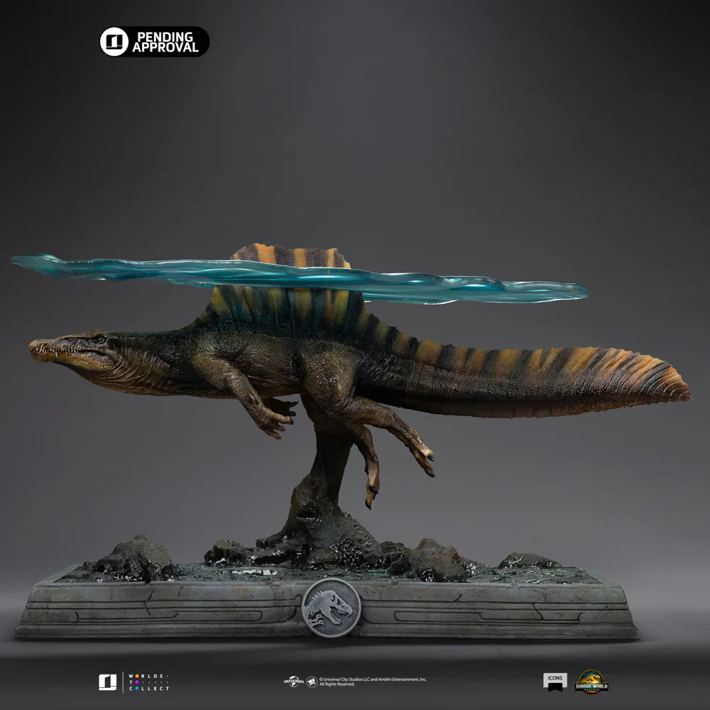 Estatua JURASSIC PARK en resina pintada a mano