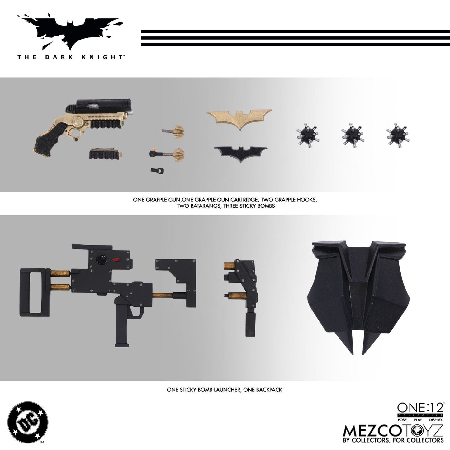 THE DARK KNIGHT BATMAN FIGURA 17 CM DC UNIVERSE ONE:12 COLLECTIVE