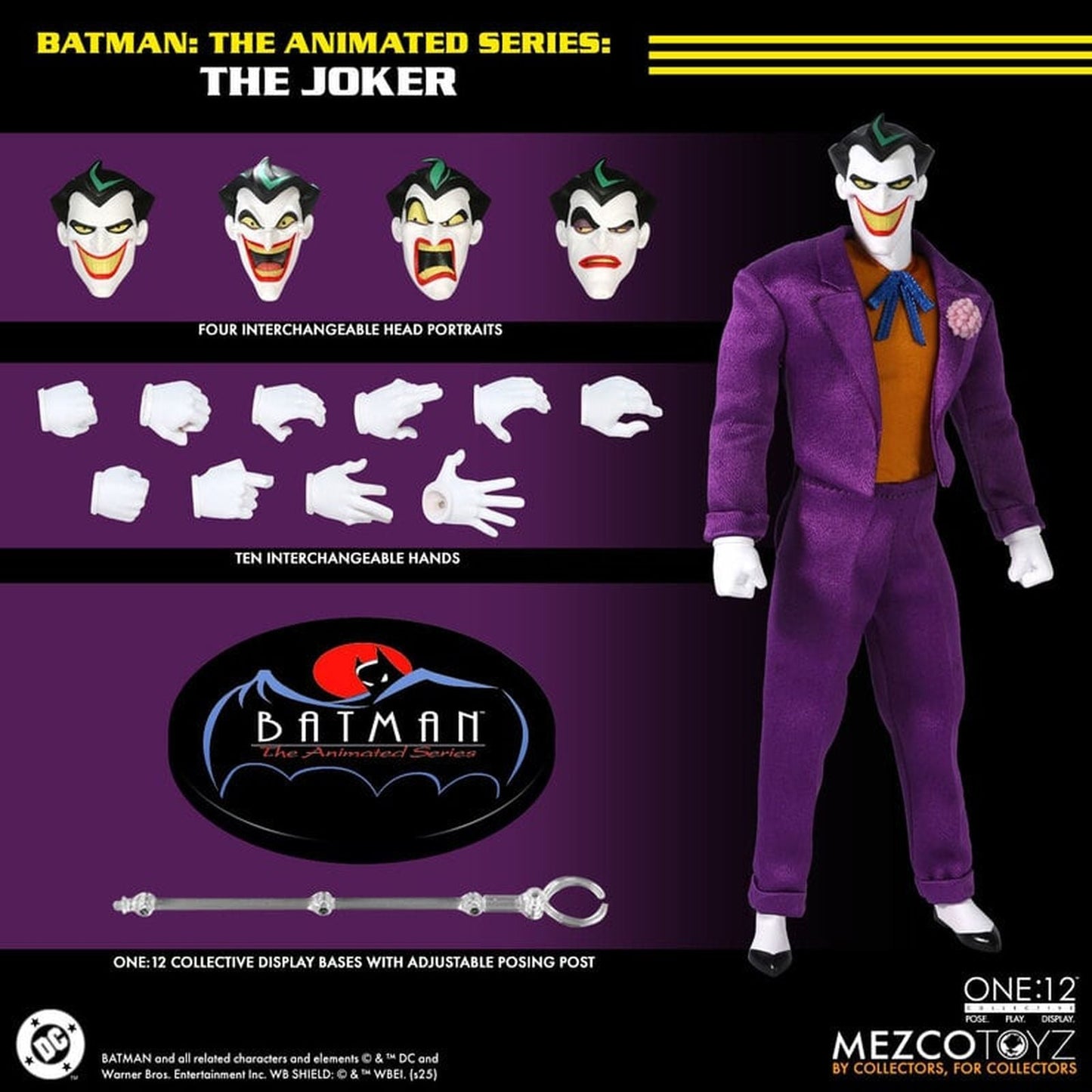 THE JOKER FIGURA 17 CM BATMAN THE ANIMATED SERIES ONE:12 COLLECTIVE