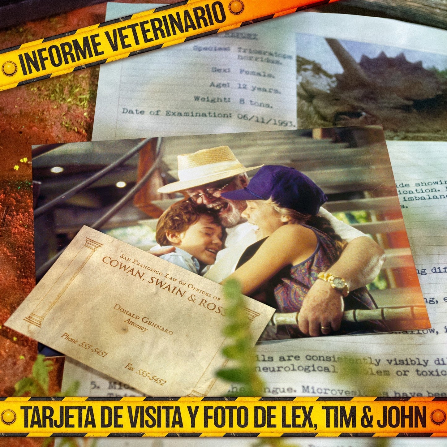 THE LOST MEMORIES COLLECTOR BOX JURASSIC PARK