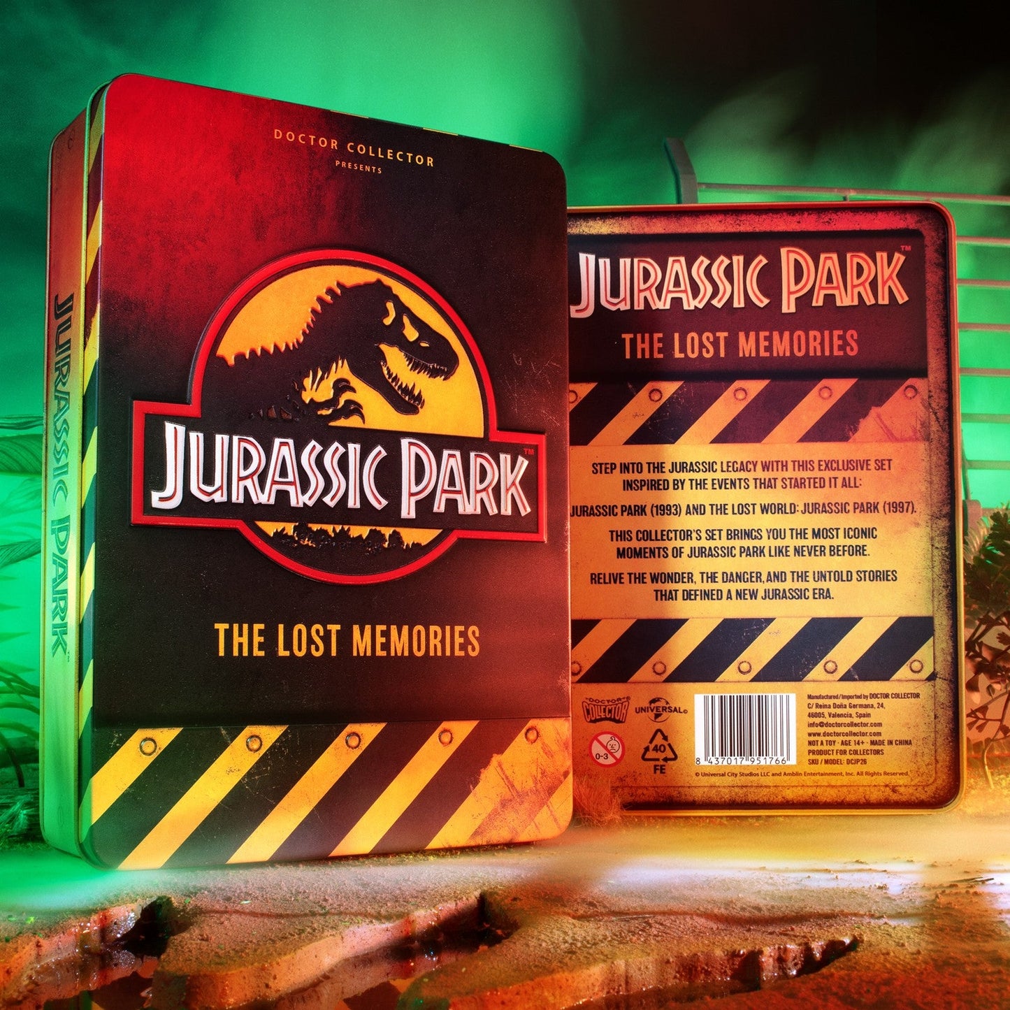 THE LOST MEMORIES COLLECTOR BOX JURASSIC PARK