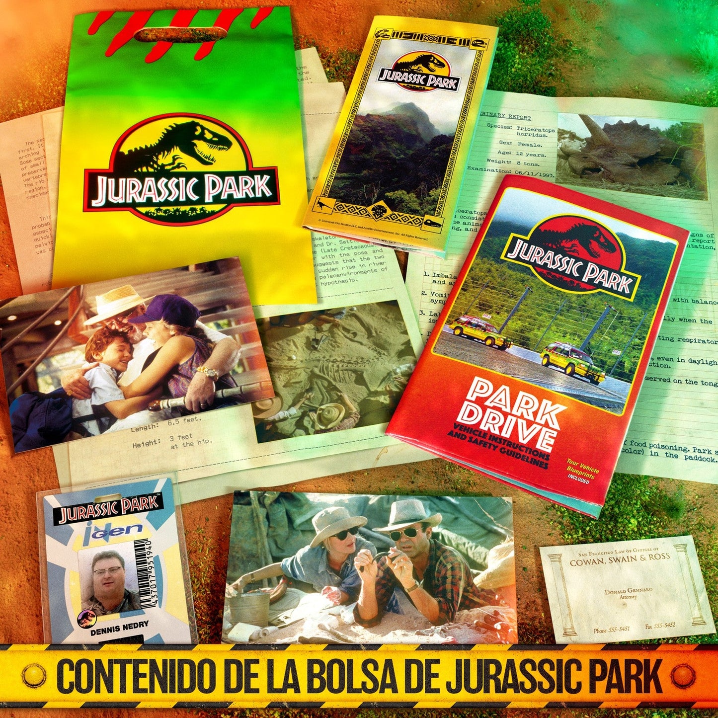 THE LOST MEMORIES COLLECTOR BOX JURASSIC PARK