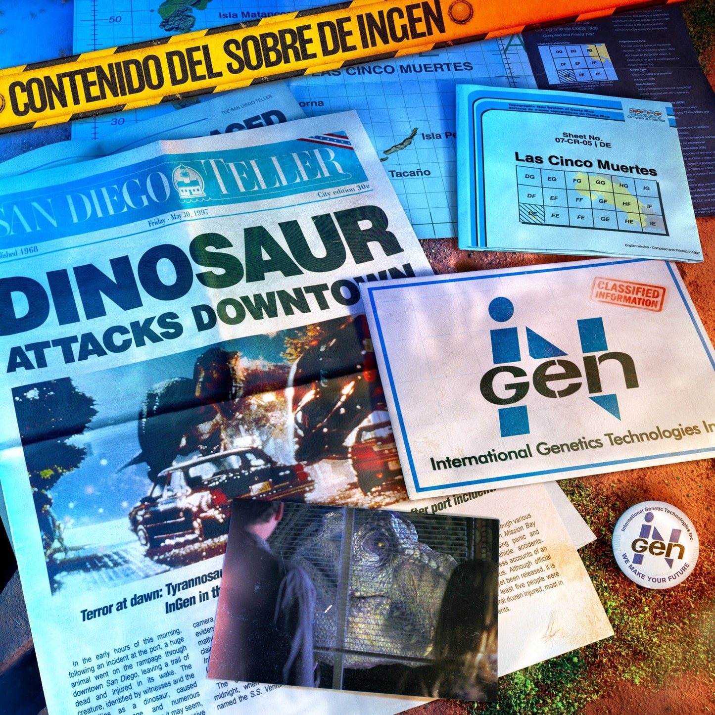 THE LOST MEMORIES COLLECTOR BOX JURASSIC PARK