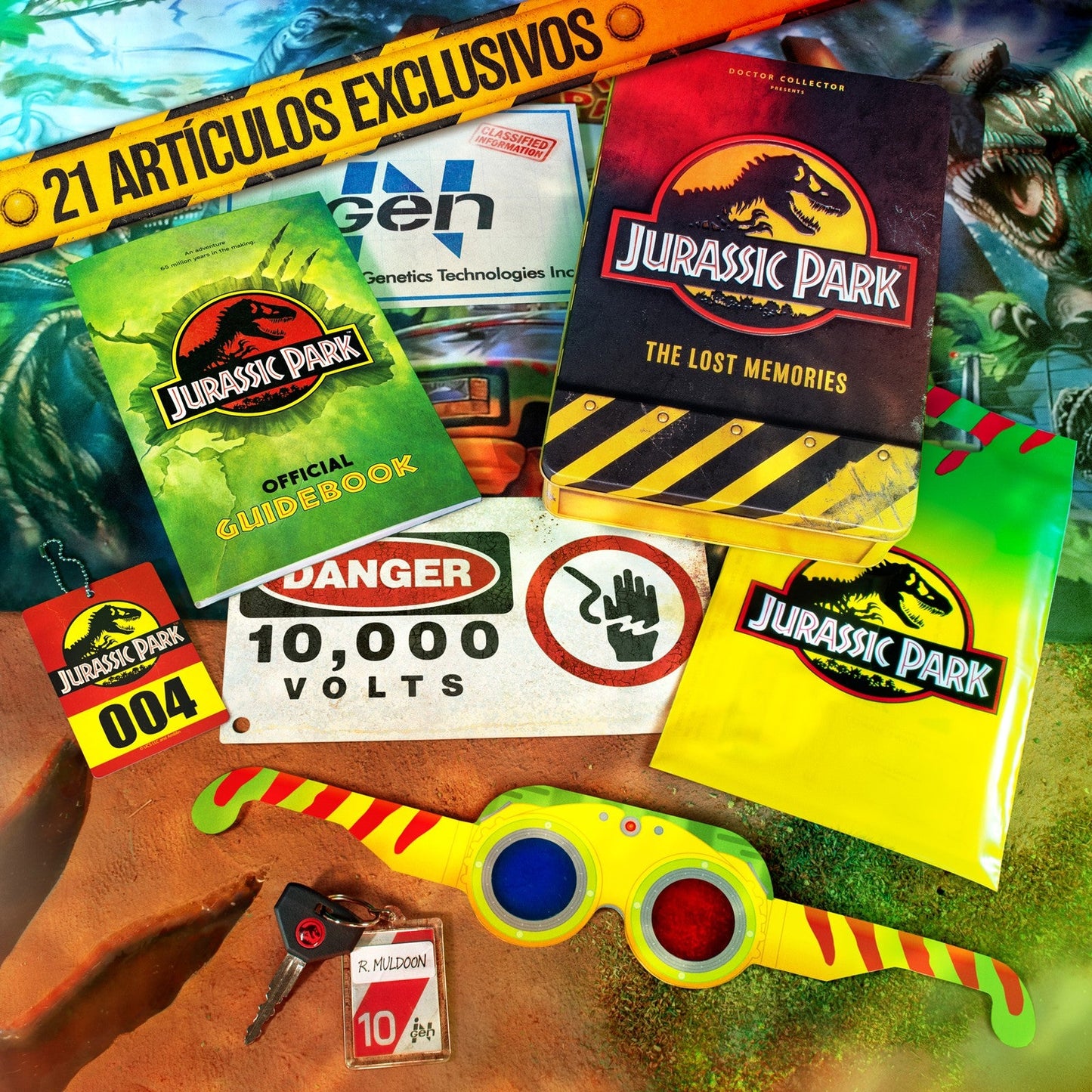 THE LOST MEMORIES COLLECTOR'S BOX JURASSIC PARK