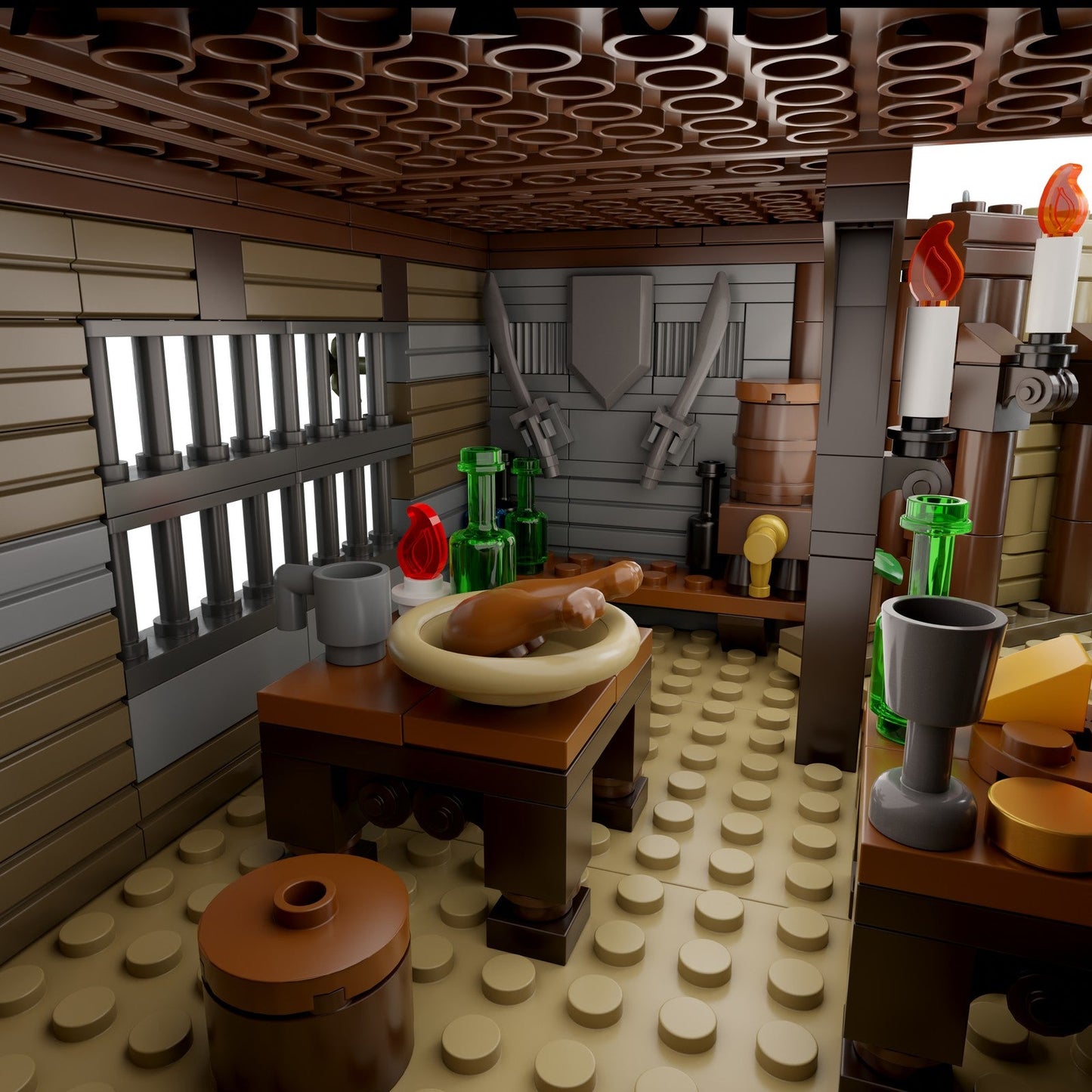THE PIRATES PUB SET CONSTRUCCION 58 CM RETRO SERIES