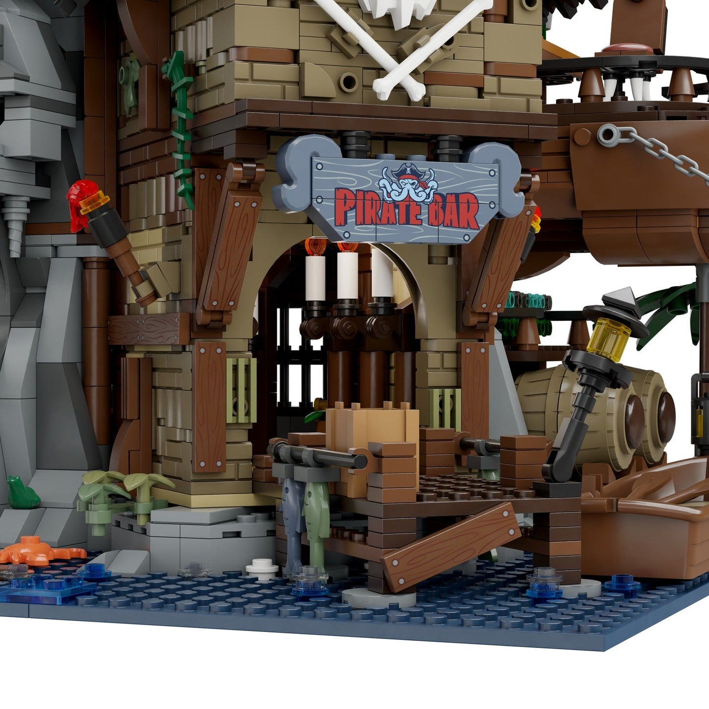 THE PIRATES PUB SET CONSTRUCCION 58 CM RETRO SERIES