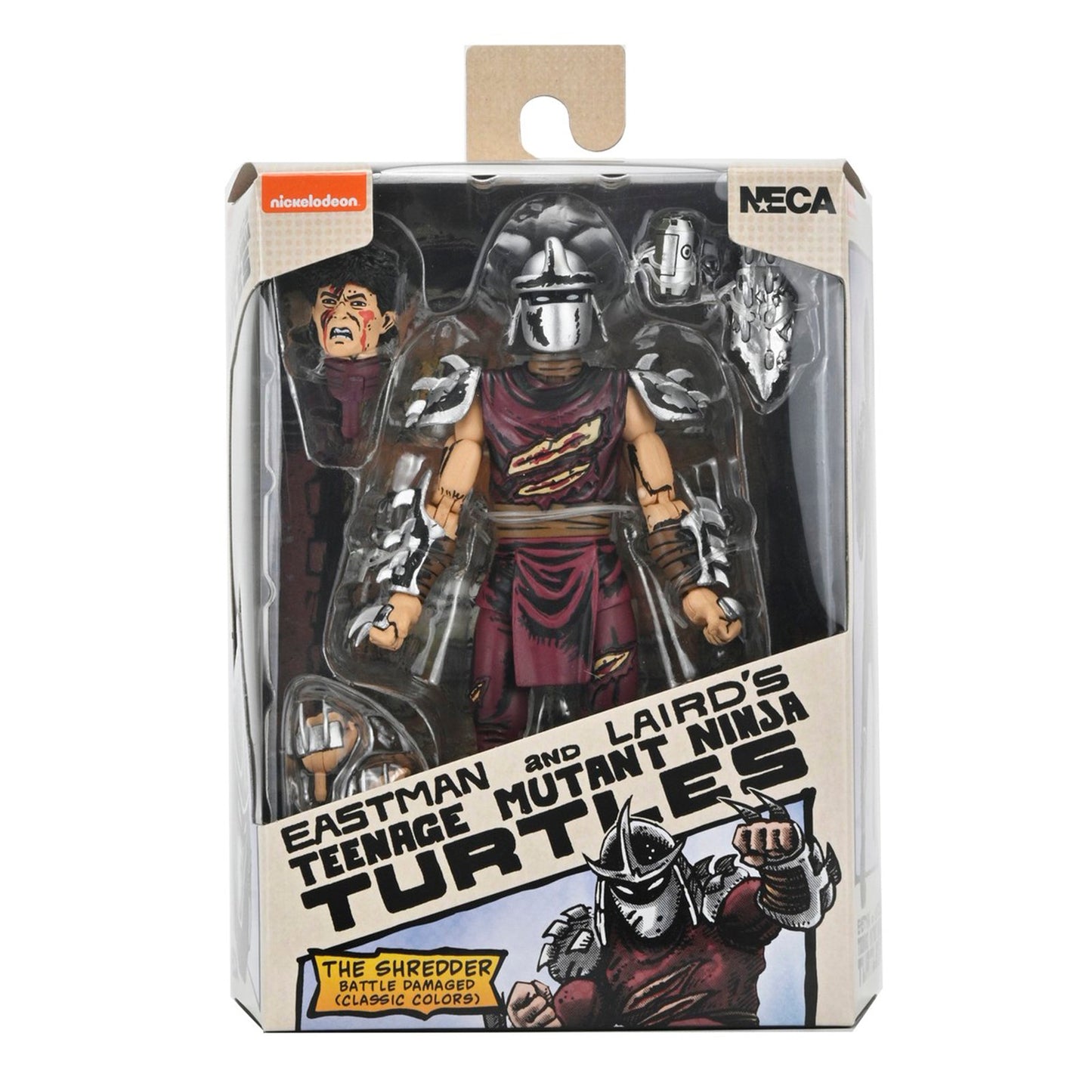 THE SHREDDER BATTLE DAMAGED (CLASSIC COLORS) SCALE ACTION FIGURA 18 CM TEENAGE MUTANT NINJA TURTLES MIRAGE COMICS