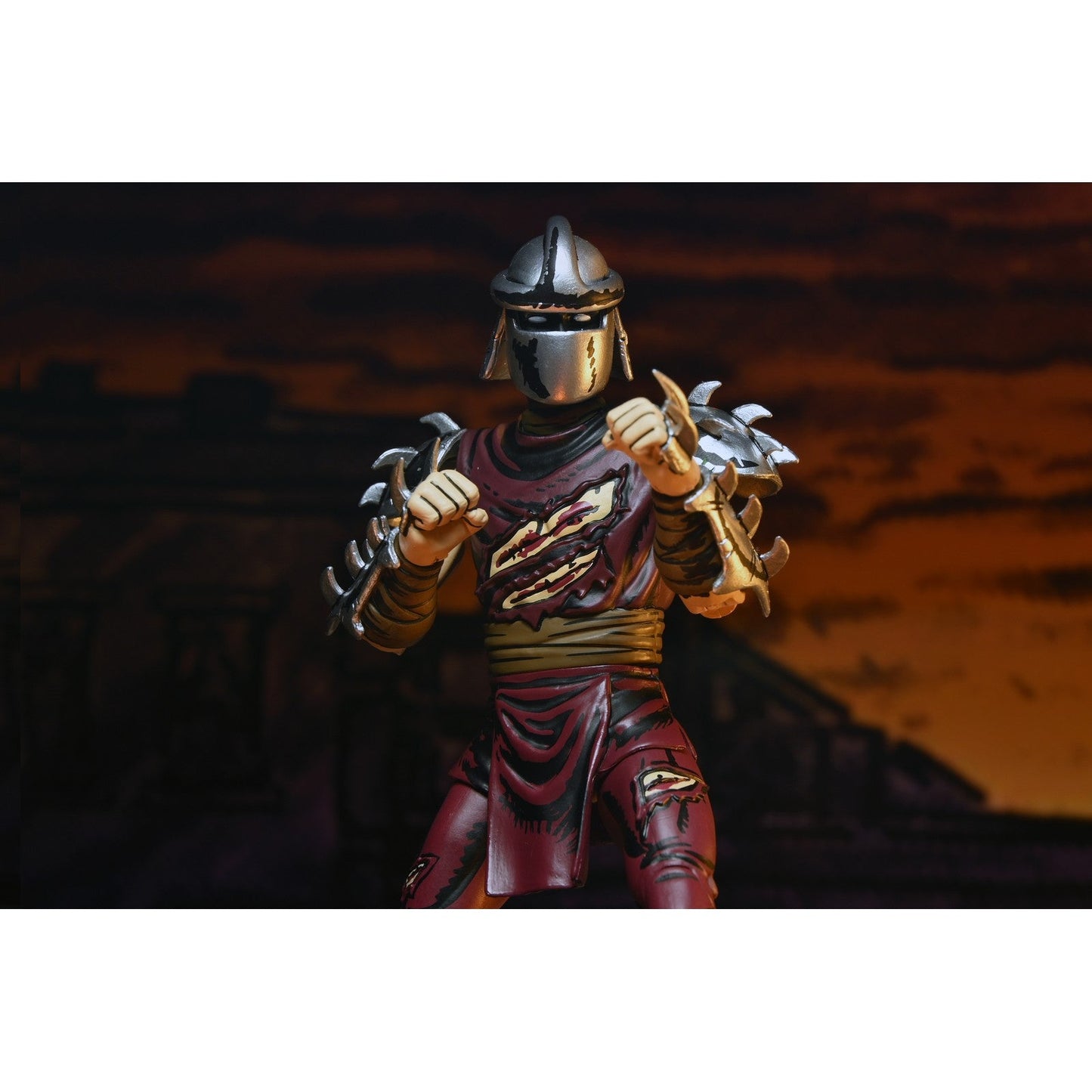 THE SHREDDER BATTLE DAMAGED (CLASSIC COLORS) SCALE ACTION FIGURA 18 CM TEENAGE MUTANT NINJA TURTLES MIRAGE COMICS
