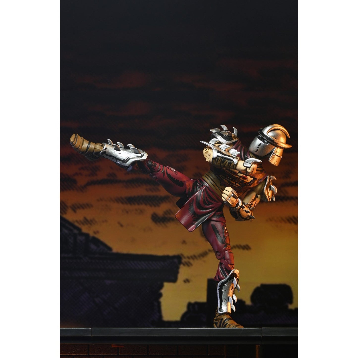 THE SHREDDER BATTLE DAMAGED (CLASSIC COLORS) SCALE ACTION FIGURA 18 CM TEENAGE MUTANT NINJA TURTLES MIRAGE COMICS