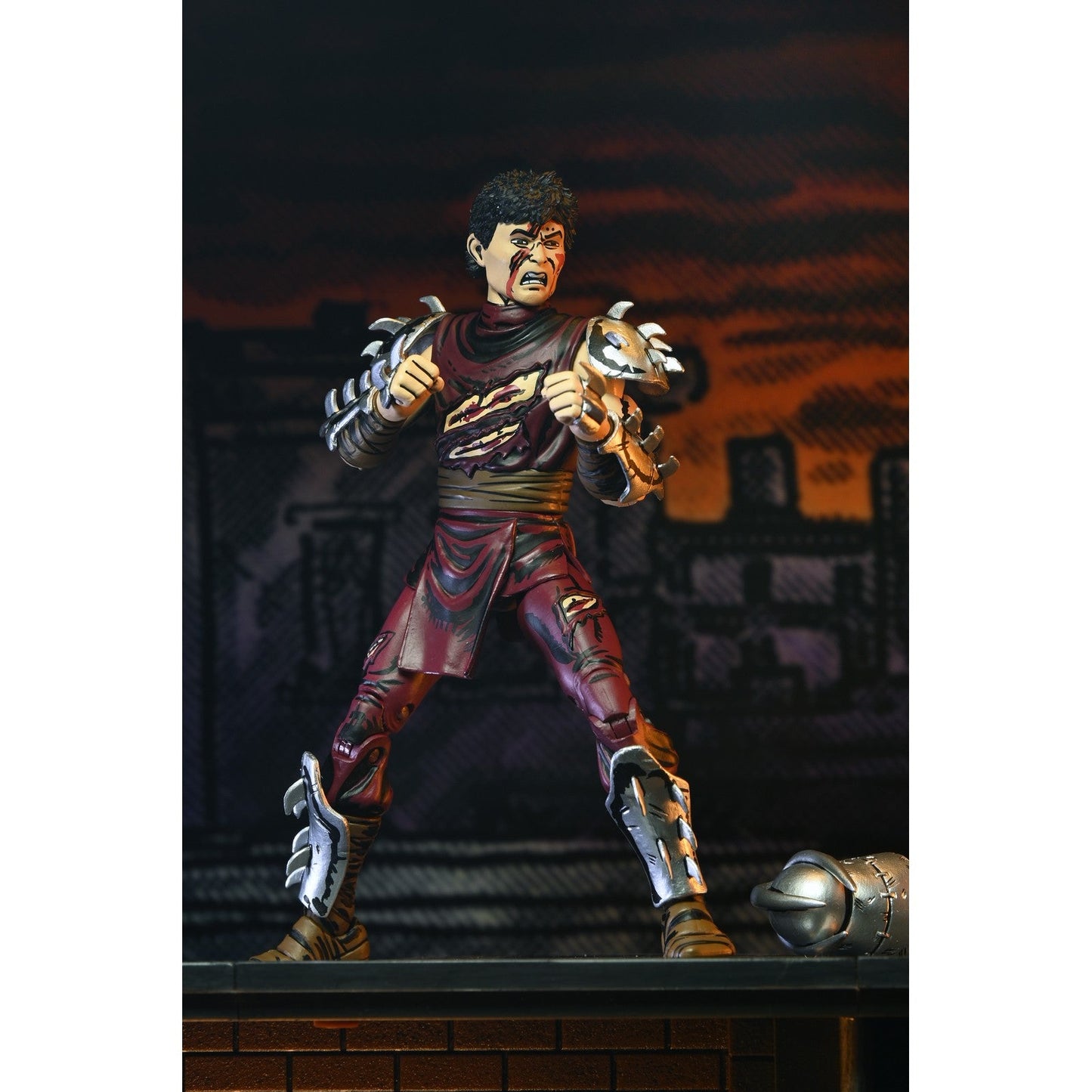 THE SHREDDER BATTLE DAMAGED (CLASSIC COLORS) SCALE ACTION FIGURA 18 CM TEENAGE MUTANT NINJA TURTLES MIRAGE COMICS