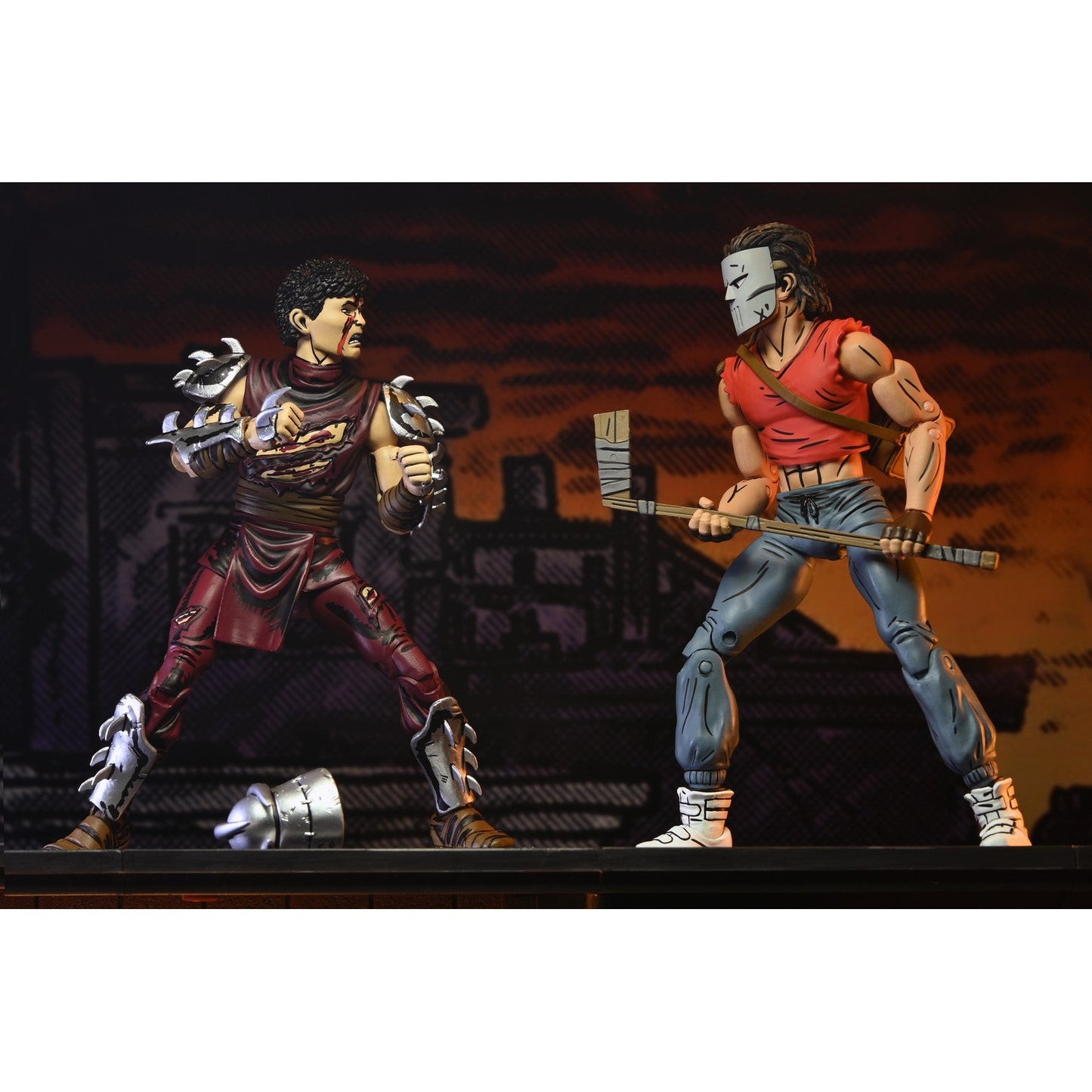 THE SHREDDER BATTLE DAMAGED (CLASSIC COLORS) SCALE ACTION FIGURA 18 CM TEENAGE MUTANT NINJA TURTLES MIRAGE COMICS