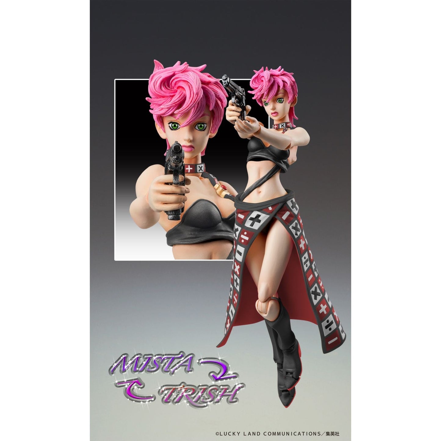 TRISH UNA BLACK VERSION FIGURA 15 CM JOJO'S BIZARRE ADVENTURE GOLDEN WIND CHOZOKADO