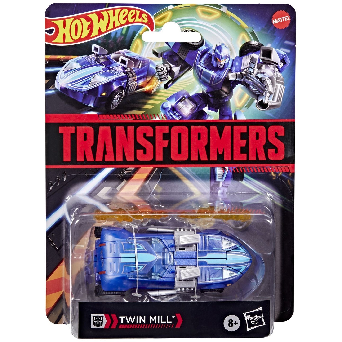 TWIN MILL FIGURA 12,5 CM HOT WHEELS X TRANSFORMERS COLLABORATIVE