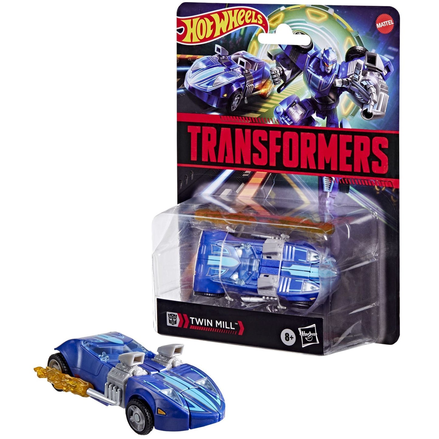TWIN MILL FIGURA 12,5 CM HOT WHEELS X TRANSFORMERS COLLABORATIVE