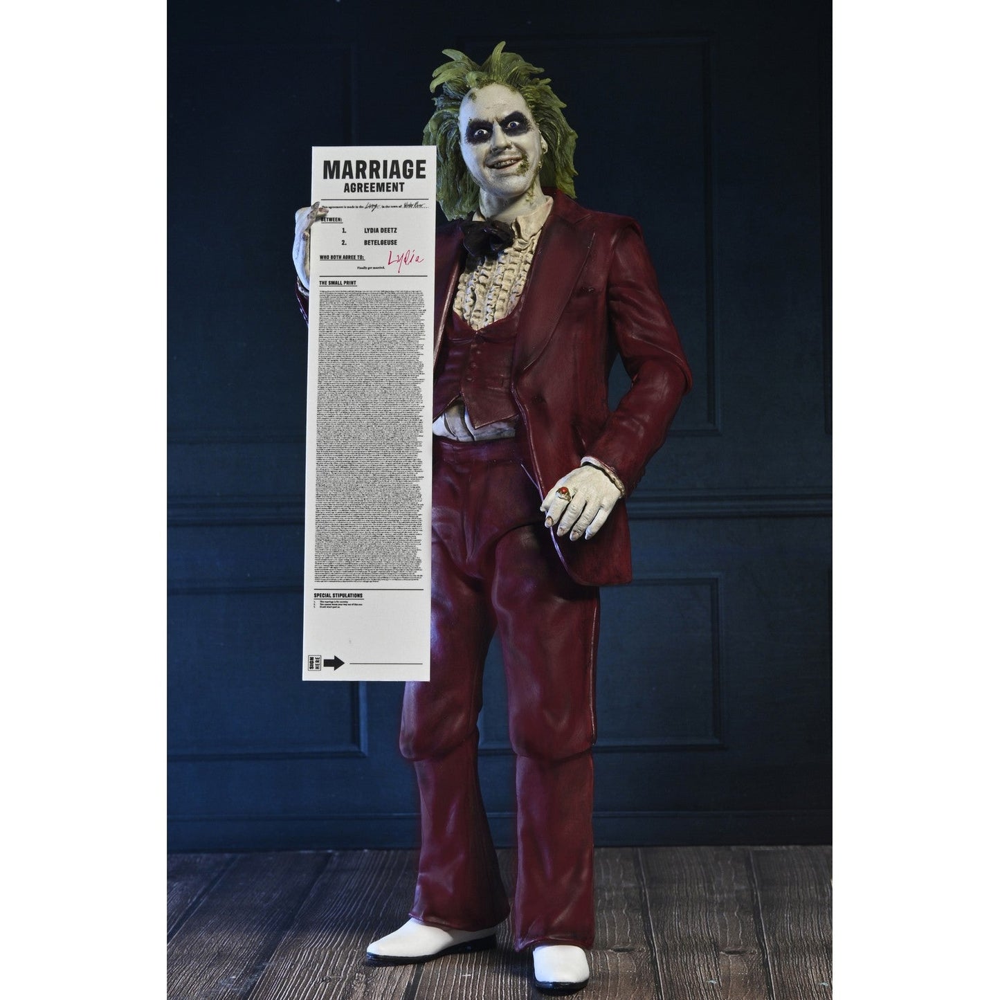 ULTIMATE BEETLEJUICE (WEDDING TUXEDO) SCALE ACTION FIGURA 18 CM BEETLEJUICE BEETLEJUICE