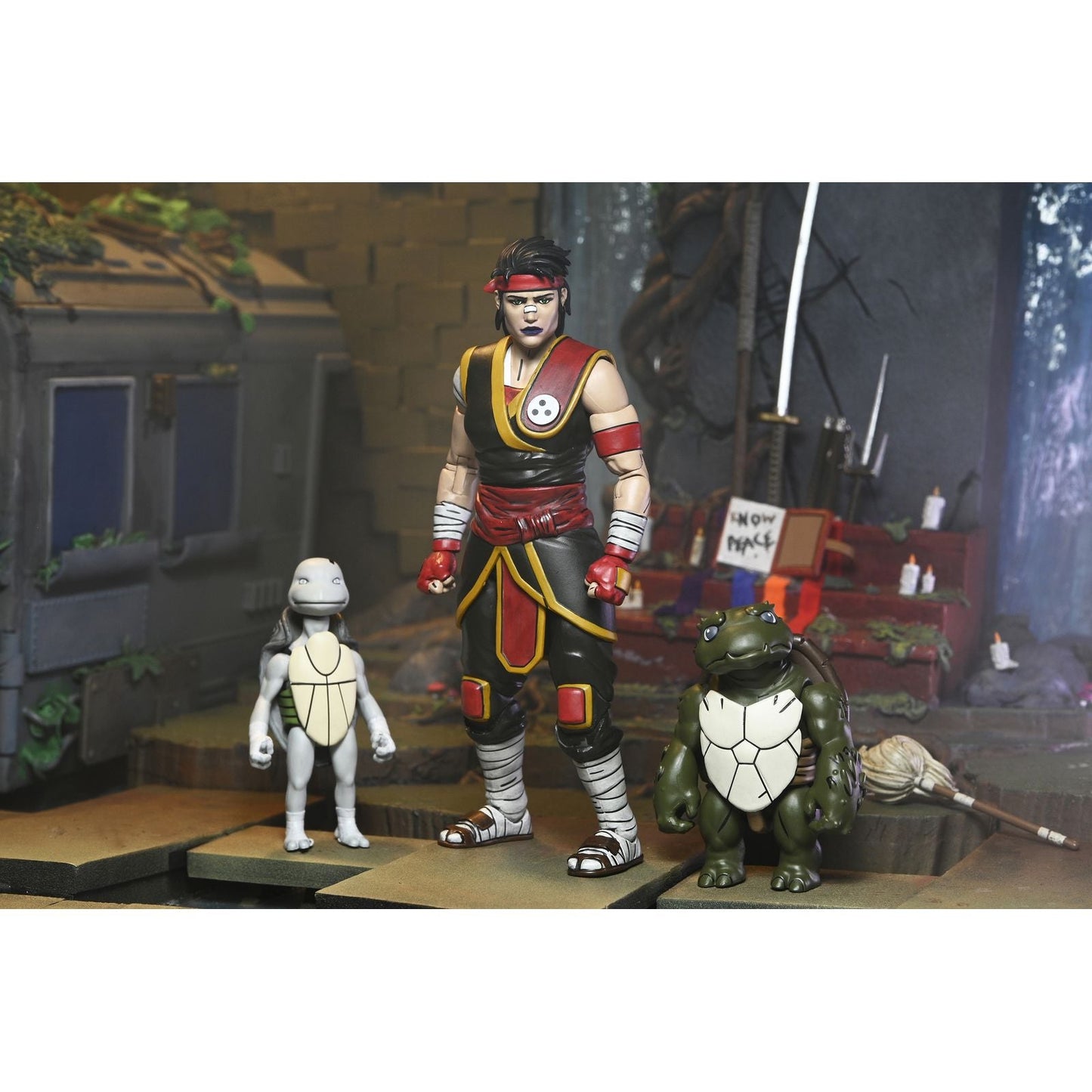 ULTIMATE CASEY MARIE JONES, ODYN & UNO FIGURAS 18 CM TEENAGE MUTANT NINJA TURTLES: THE LAST RONIN - THE LOST YEARS