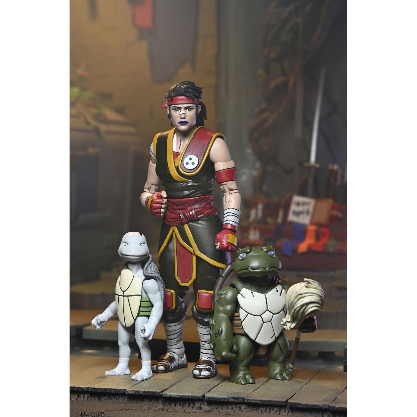 ULTIMATE CASEY MARIE JONES, ODYN & UNO FIGURAS 18 CM TEENAGE MUTANT NINJA TURTLES: THE LAST RONIN - THE LOST YEARS