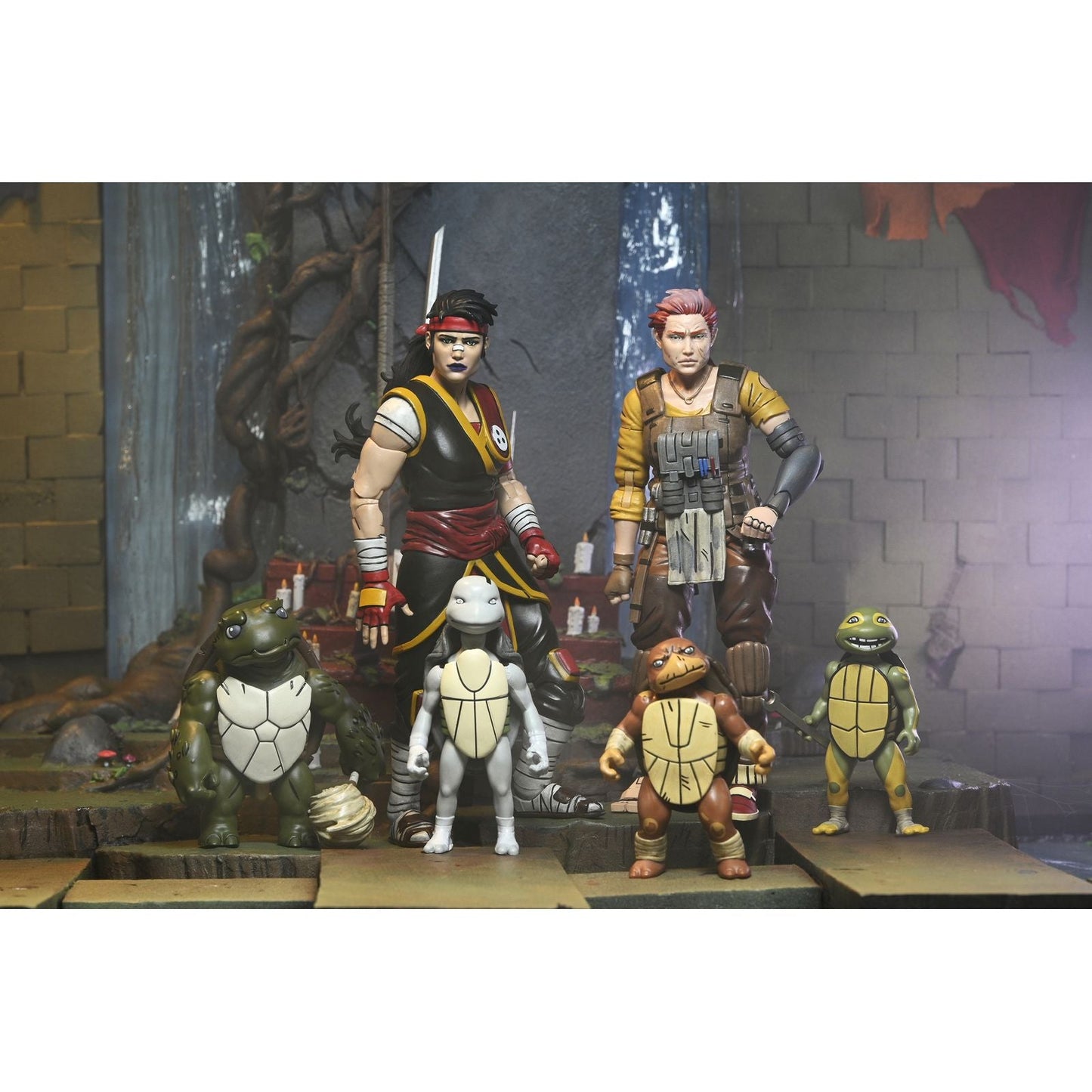 ULTIMATE CASEY MARIE JONES, ODYN & UNO FIGURAS 18 CM TEENAGE MUTANT NINJA TURTLES: THE LAST RONIN - THE LOST YEARS
