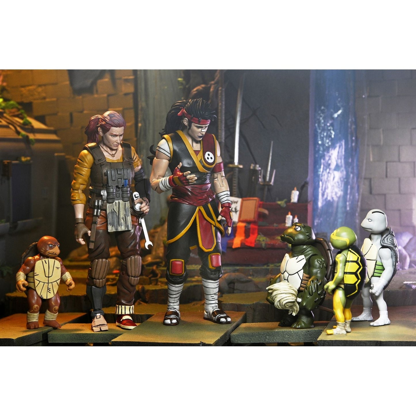 ULTIMATE CASEY MARIE JONES, ODYN & UNO FIGURAS 18 CM TEENAGE MUTANT NINJA TURTLES: THE LAST RONIN - THE LOST YEARS