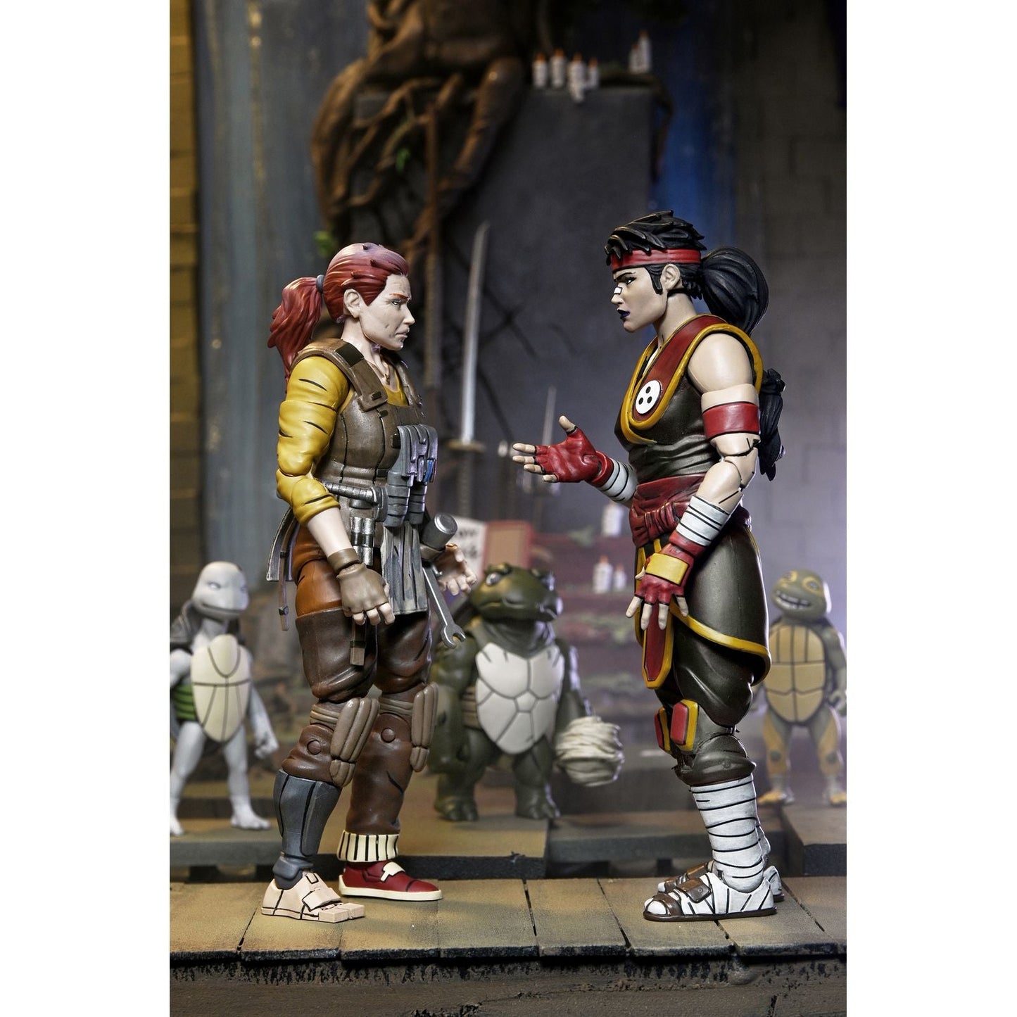 ULTIMATE CASEY MARIE JONES, ODYN & UNO FIGURAS 18 CM TEENAGE MUTANT NINJA TURTLES: THE LAST RONIN - THE LOST YEARS