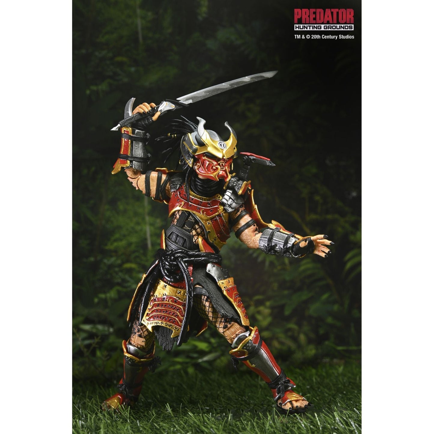 ULTIMATE SAMURAI PREDATOR FIGURA 18 CM PREDATOR: HUNTING GROUNDS