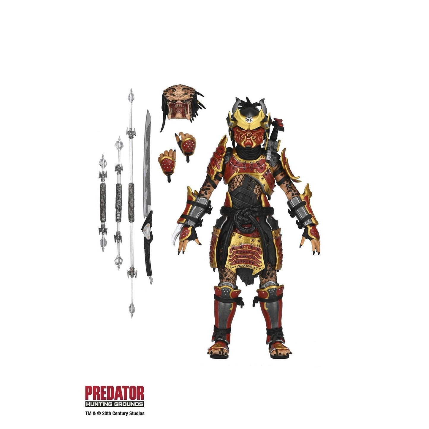 ULTIMATE SAMURAI PREDATOR FIGURA 18 CM PREDATOR: HUNTING GROUNDS