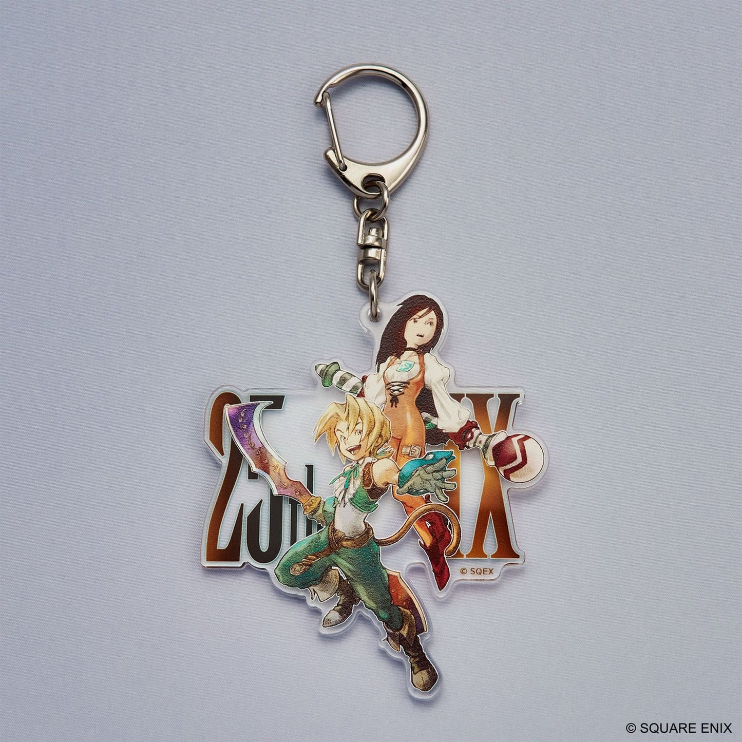 YITAN TRIBAL & GARNET LLAVERO 7,5 CM FINAL FANTASY IX 25 ANIVERSARIO
