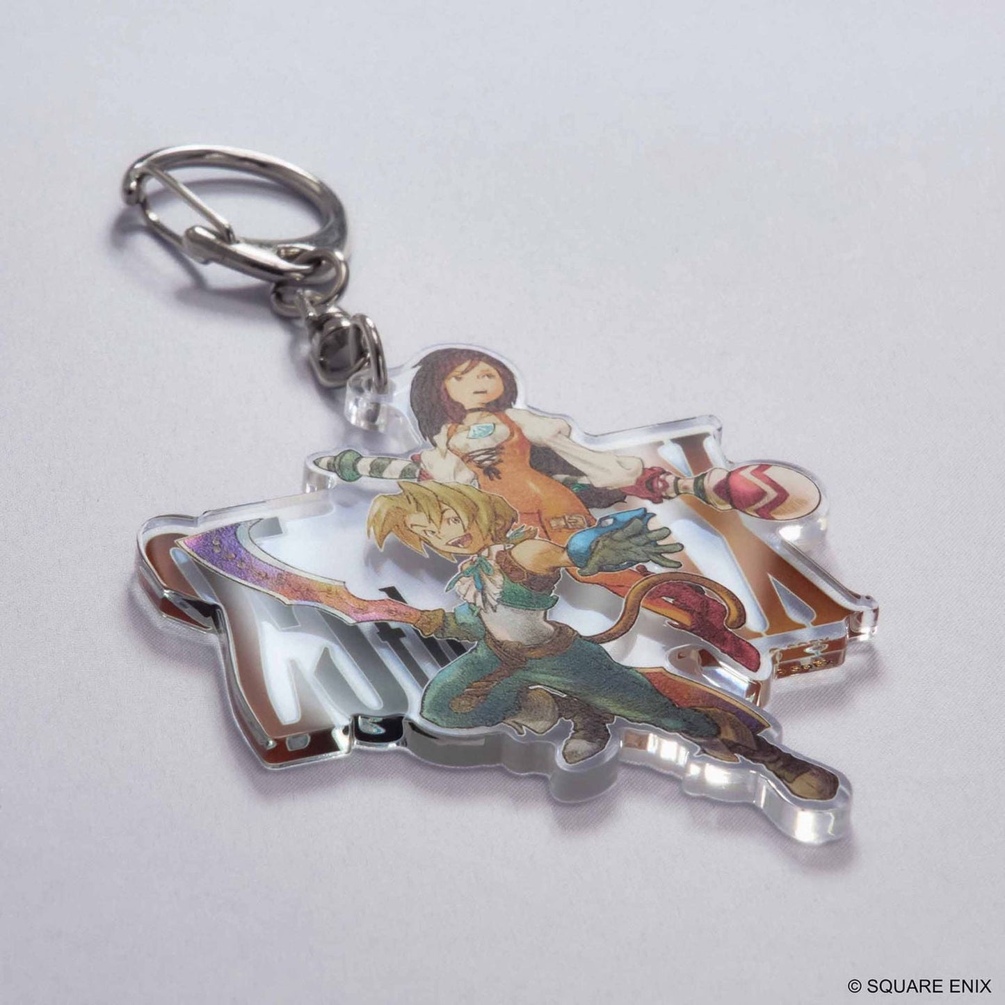 YITAN TRIBAL & GARNET LLAVERO 7,5 CM FINAL FANTASY IX 25 ANIVERSARIO
