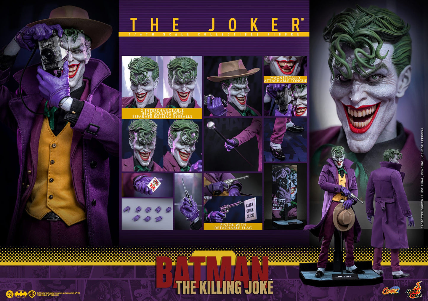 HOT TOYS - DC - Figura 1/6 The Joker 31 cm