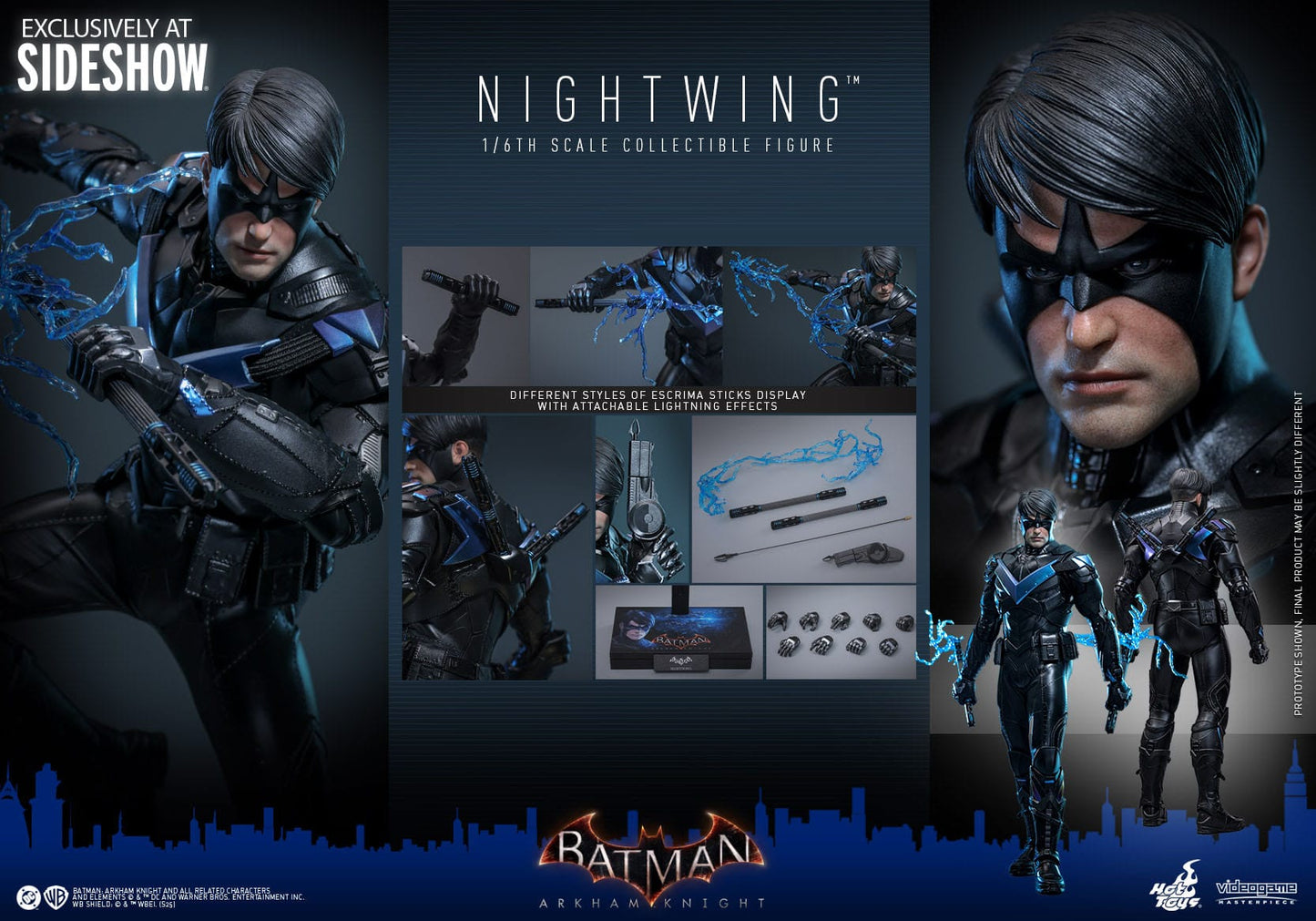 HOT TOYS - DC - Figura Videogame Masterpiece 1/6 Nightwing 30 cm