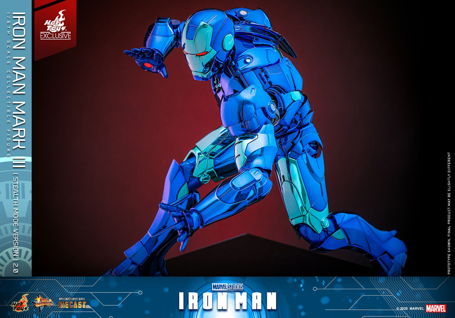 HOT TOYS - MARVEL - Figura Movie Masterpiece Diecast 1/6 Iron Man Mark III 33 cm