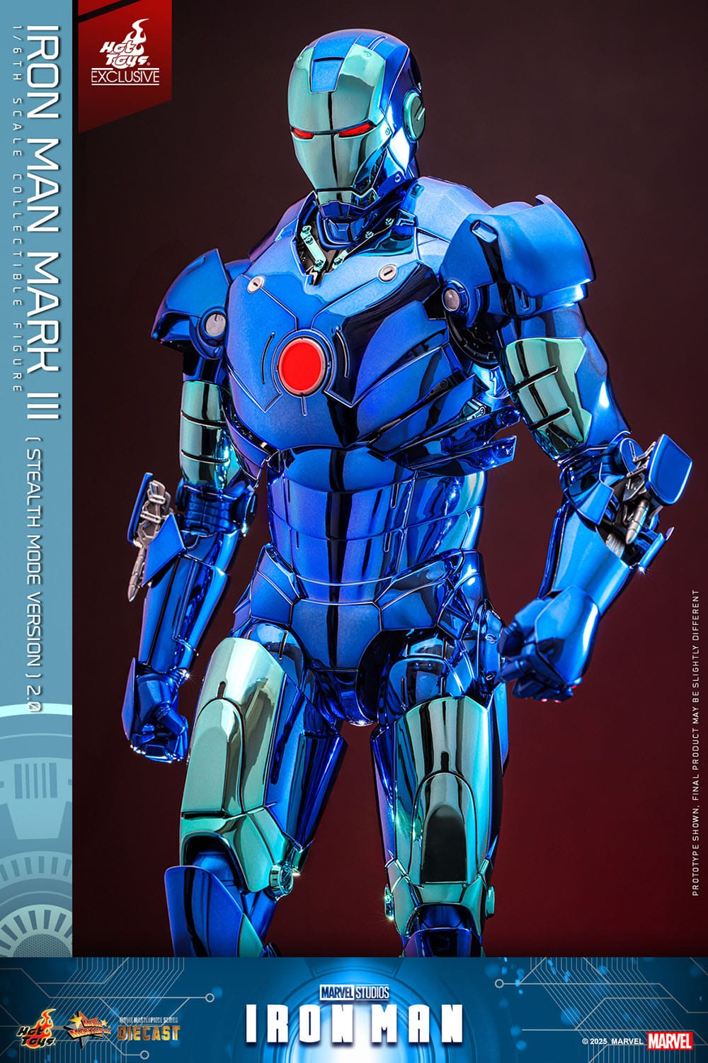 HOT TOYS - MARVEL - Figura Movie Masterpiece Diecast 1/6 Iron Man Mark III 33 cm