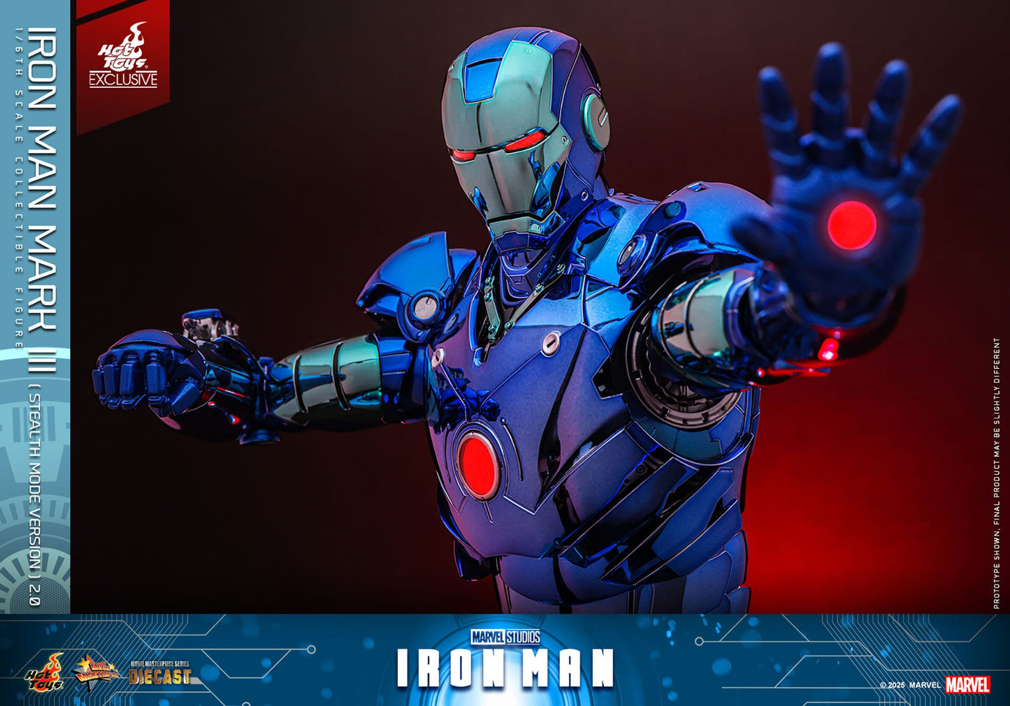 HOT TOYS - MARVEL - Figura Movie Masterpiece Diecast 1/6 Iron Man Mark III 33 cm