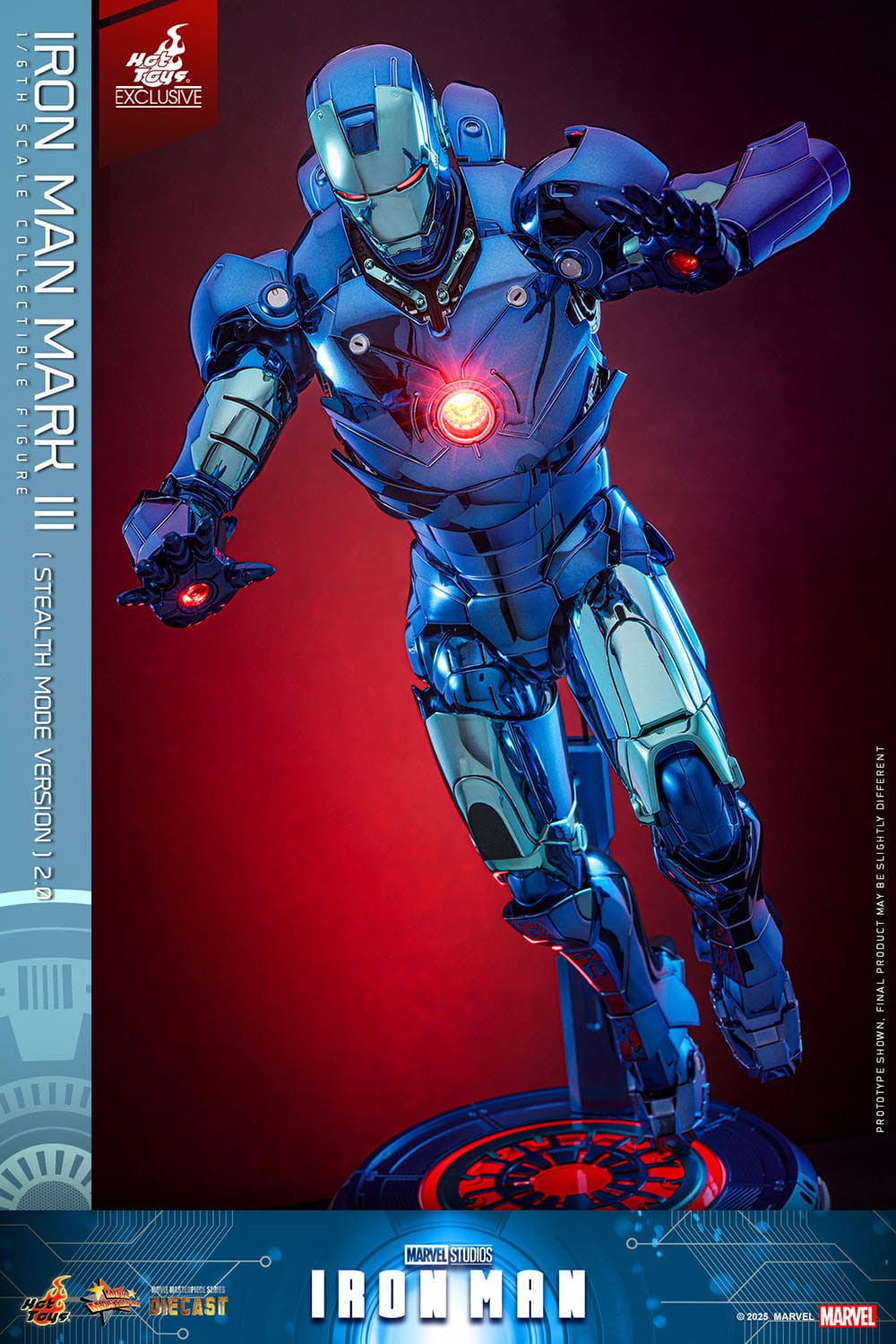 HOT TOYS - MARVEL - Figura Movie Masterpiece Diecast 1/6 Iron Man Mark III 33 cm
