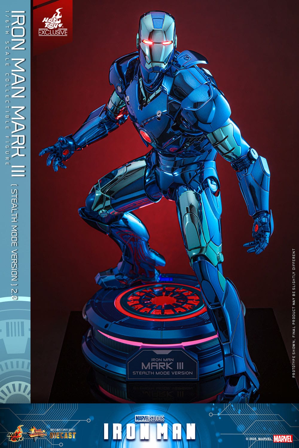 HOT TOYS - MARVEL - Figura Movie Masterpiece Diecast 1/6 Iron Man Mark III 33 cm