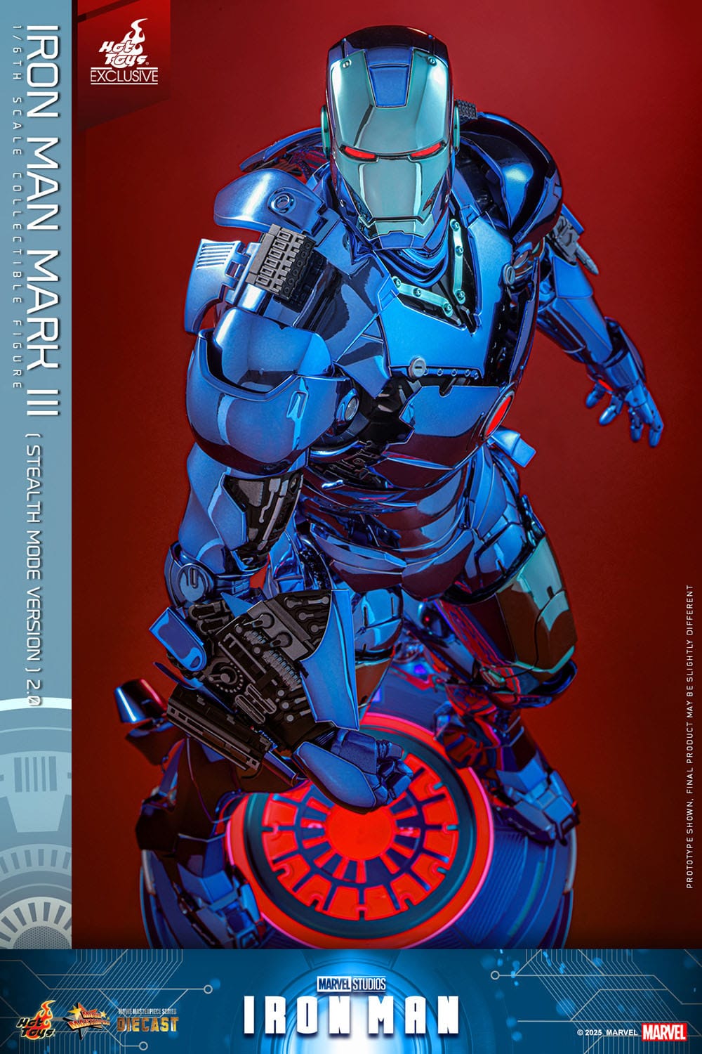 HOT TOYS - MARVEL - Figura Movie Masterpiece Diecast 1/6 Iron Man Mark III 33 cm